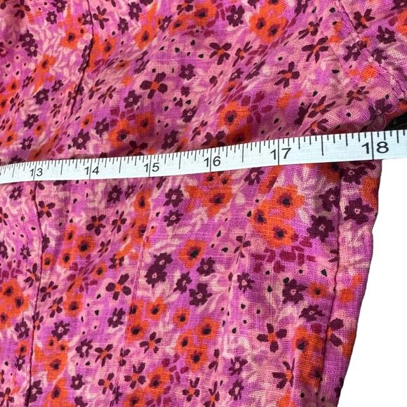 NWT Free People I Found You Print Blouse in Party Combo - Picture 11 of 15